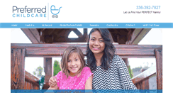 Desktop Screenshot of preferredchildcare.com